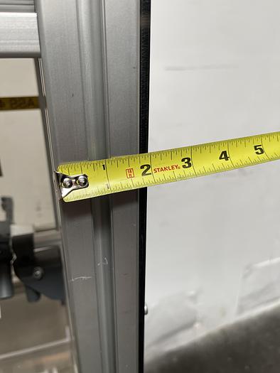 Used Aluminum 1-3/4" T Slot Custom Frame + 280"