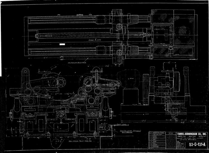 Used Farrel TWO WHEEL 42" X 172" Two Wheel Roll Grinder, Including Fmt Rolltrack Digital Gaging System, Allen Bradley Drive Upgrades, Refurbished V-Ways #26588