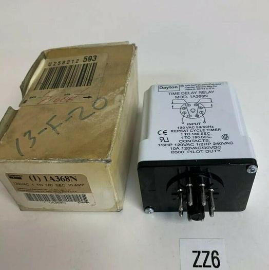 Dayton 1A368N Time Delay Relay Fast Shipping!~Warr