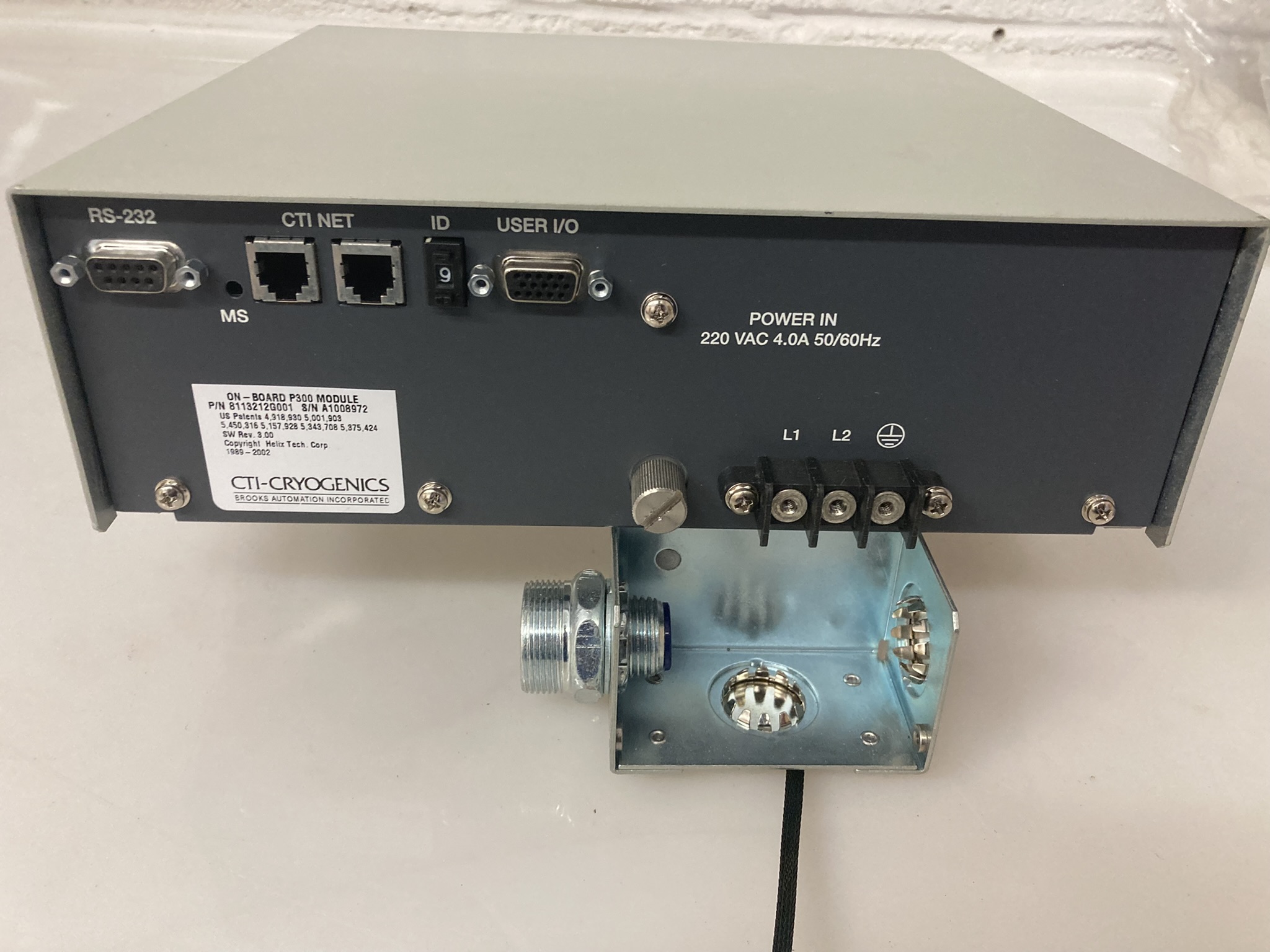 Used CTI-CRYOGENICS 8113212G001 CRYO PUMP CONTROLLER