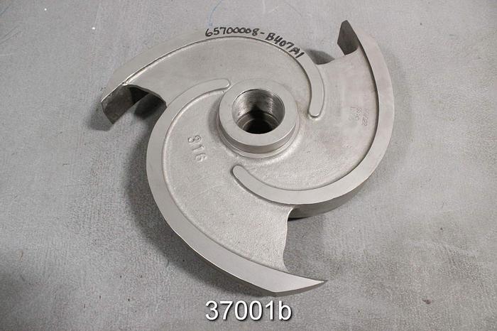 Used Warren 6/5PL15 Pump Impeller 3 Vane 15" Diameter #37001