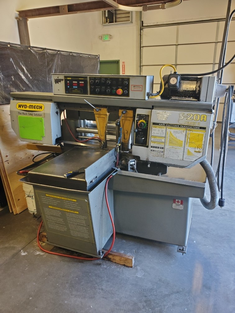 Used Hydmech Model S-20A Automatic Horizontal Bandsaw #6310