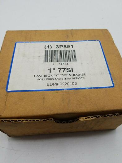 WATTS 3P851 1" 77SI "Y"TYPE CAST IRON STRAINER
