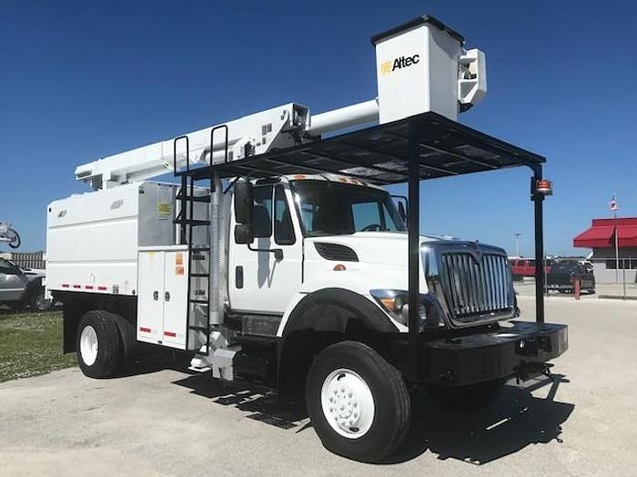 Used 2012 International 7300 4x4 Altec LRV58 63ft Forestry Truck - C50013