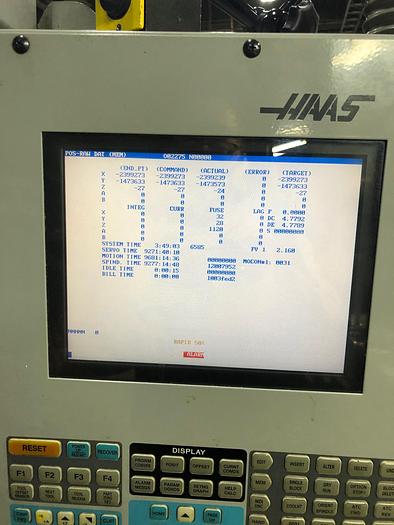 Used 40"X, 20"Y, 25"Z, HAAS, VF-3BAPC, 2004, CNC VERTICAL MACHINING CENTER