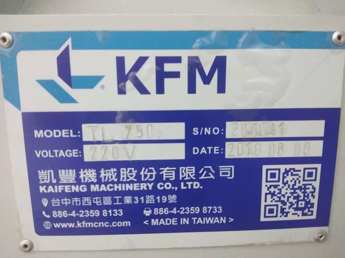 Used 2018 KFM TL-750 CNC MILLING MACHINE