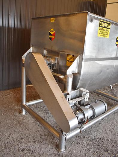Used 100 CU. FT. SCOTT RIBBON BLENDER – S/S – JACKETED – 5 HP (#9636)