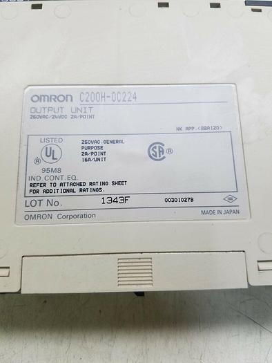 Used OMRON C200H-OC224