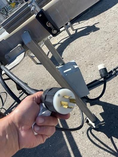 Used 90 Degree Table Top Chain Conveyor