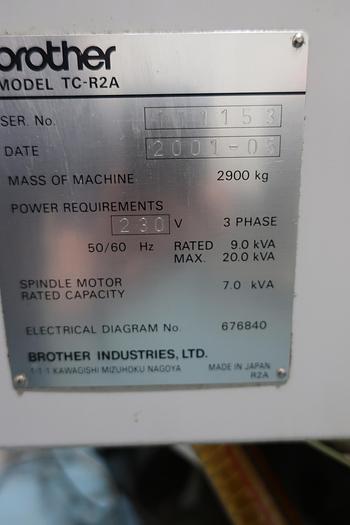 Used 2001 BROTHER TC-R2A