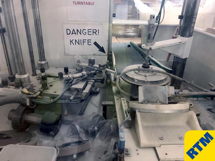 Used TIN/ JAR LID TAPING MACHINE