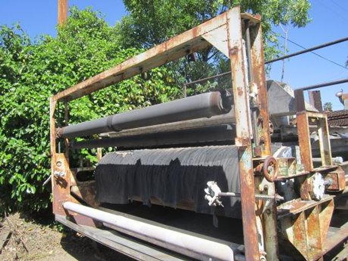 Used Filter, Belt, Vac, 8' X 24', 316 S/st, Eimco, 25 HP, #Z386602
