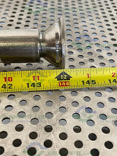 Used Sani-Tech  STHT-R-HD-0750 144" Silicone Hose w/ 1 1/2" Sanitary Fitting