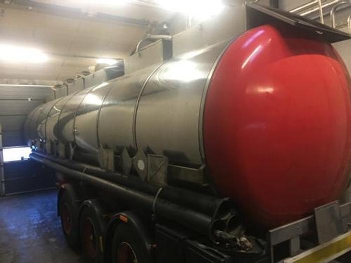 Used stainless steel tanker trailer 30 tons