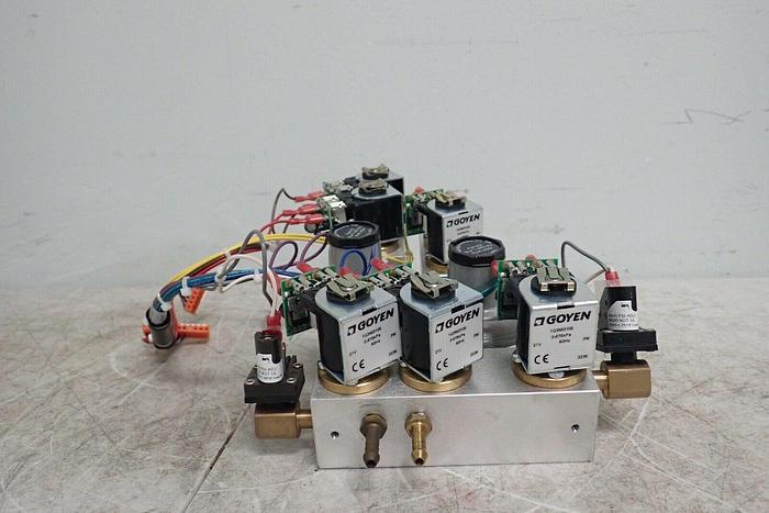 Used Lot of 6 Goyen 1Q3M/3105 Coil Solenoid Valves