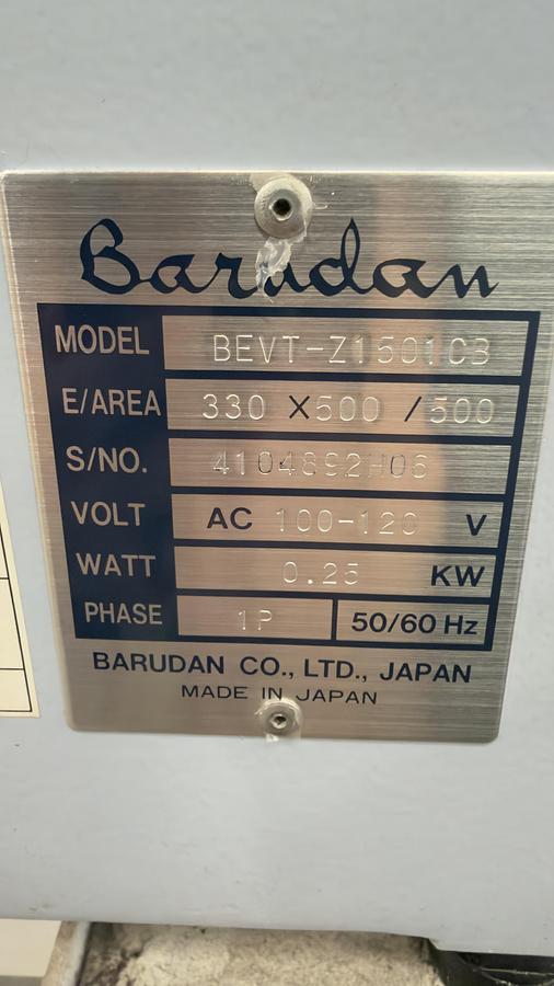 Refurbished 2006 Barudan BEVT-Z1501CB