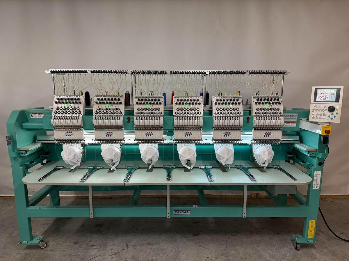 Used Tajima TFMX-IIC1506 – 6-Head Embroidery Machine