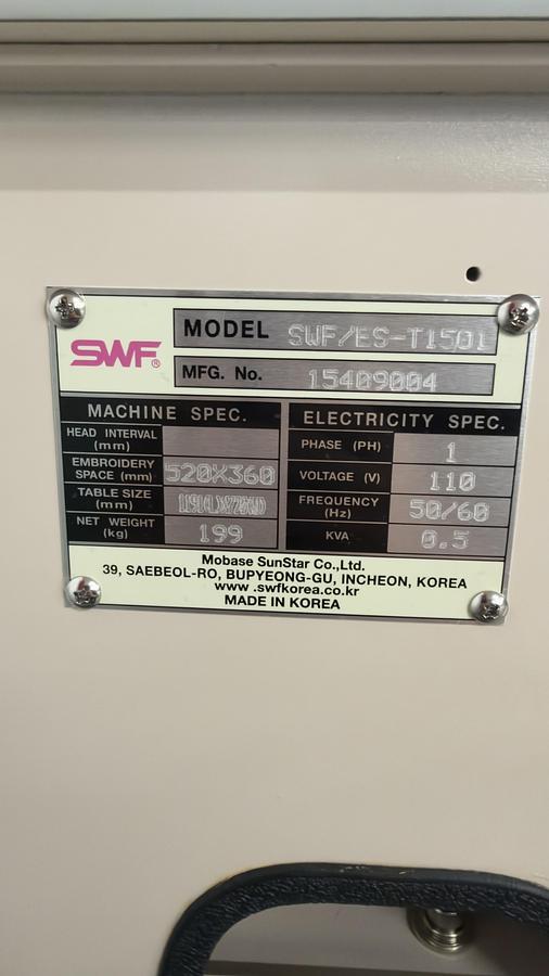 Refurbished 2021 SWF ES-T1501