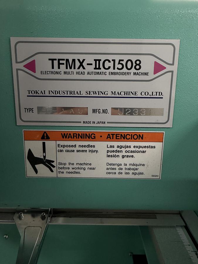 Refurbished 2005 Tajima TFMX-IIC1508