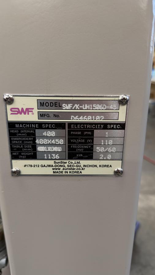 Refurbished 2013 SWF K-UH1506D-45