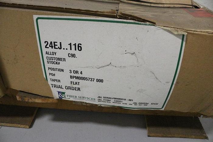 Unused Beloit DD4000 Refiner 24" Diameter Disc Plate Set #32360