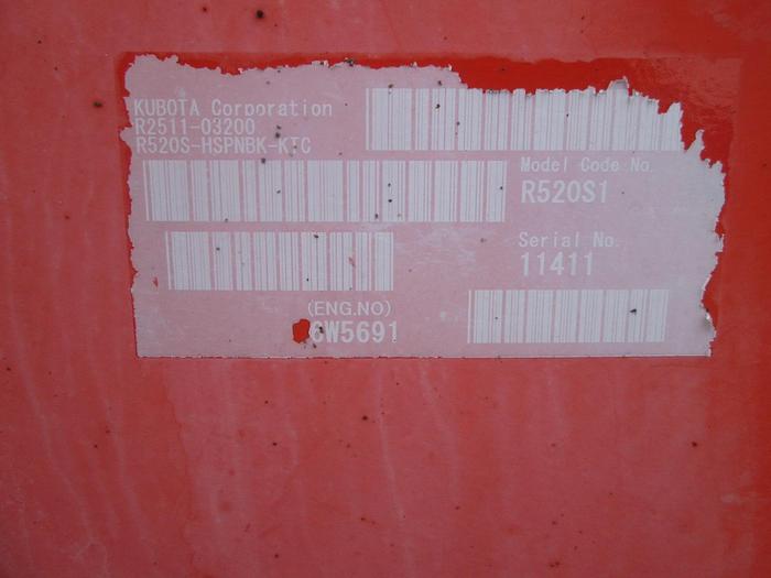 Used Kubota R520S Wheel Loader/Backhoe