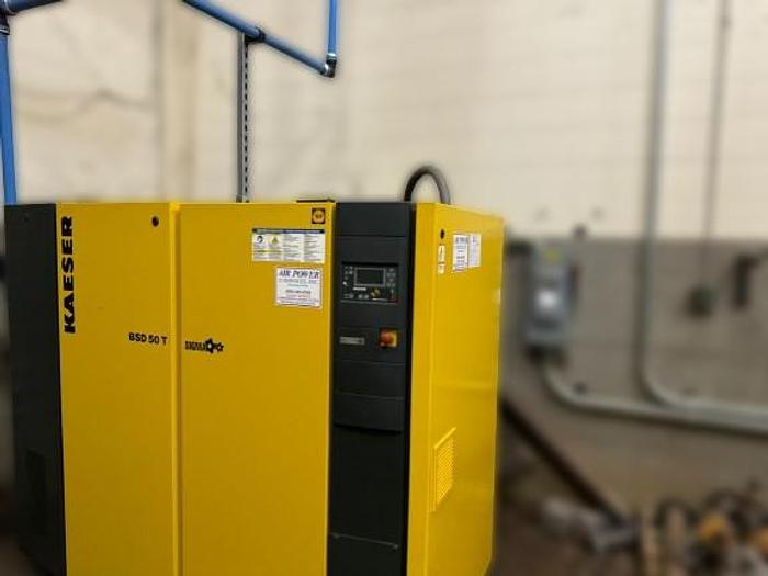 Used 50 HP Kaeser 125 PSI Air Compressor 2020 Model BSD 50 T