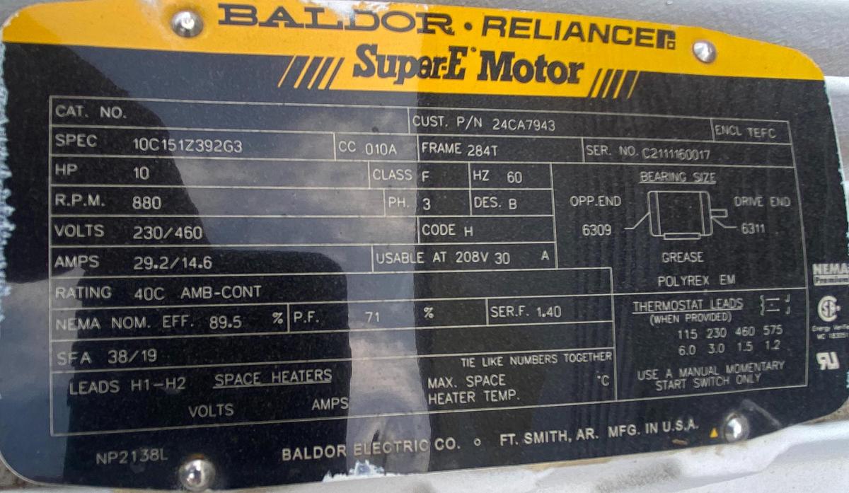 Used Gardner Denver EAU99AA 250 HP 125 PSI Electra-Saver Rotary Screw Air Compressor SN S657041 2022