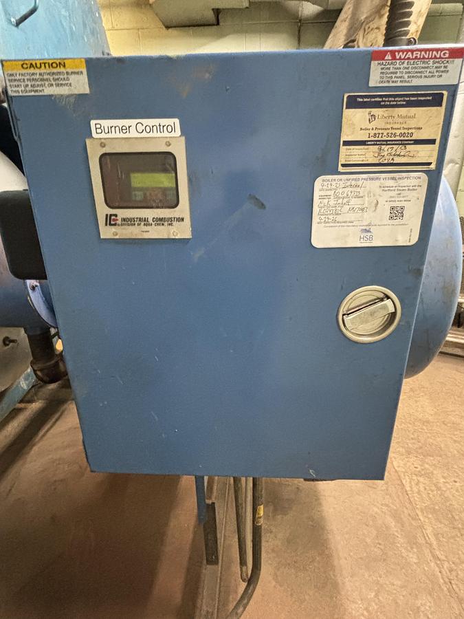 Used Superior Boiler Works 350 HP 150 PSI Packaged Steam Boiler 4-X-1506 1997