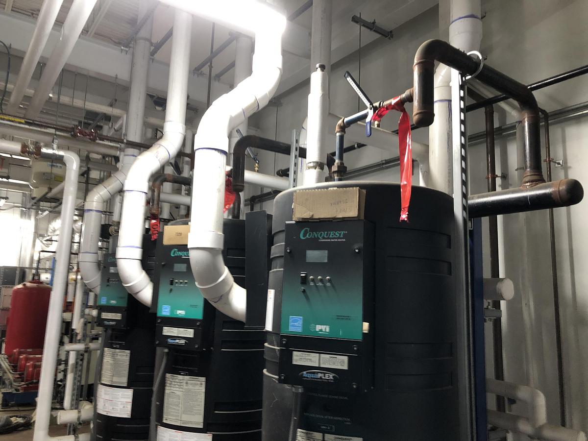 Used Conquest Commercial Water Storage Tank with AquaPLEX Duplex Control System