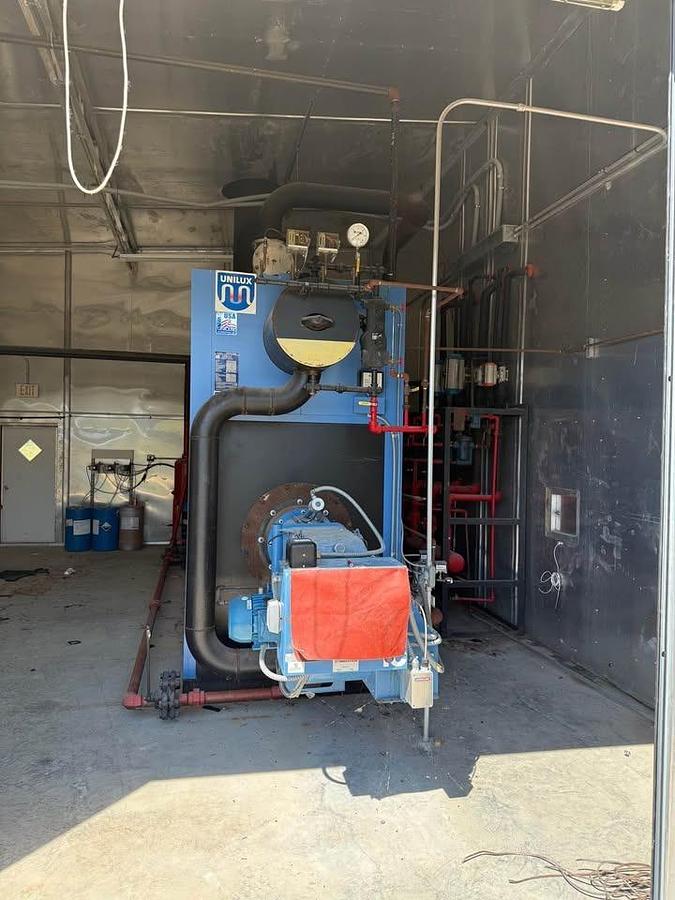 Used Unilux Flexible Water Tube Boiler 12400 MBH Natural Gas 15 PSIG ZF1200LS 2020