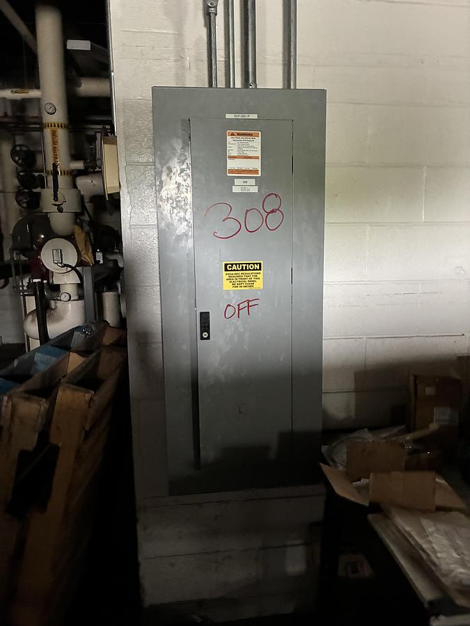 Used Commercial Electrical Distribution Panel System with Zone Master Series TVSS