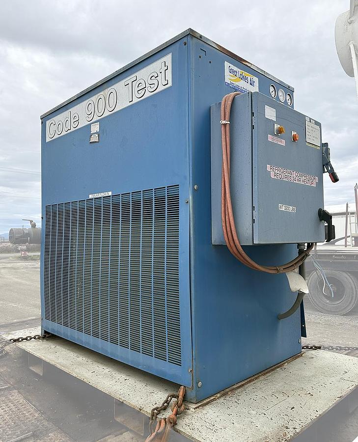 Used Cryenco 5000 Gallon Liquid Oxygen LOX Cryogenic Storage Tank 2000 PSI 1992 with Great Lakes Refrigeration System