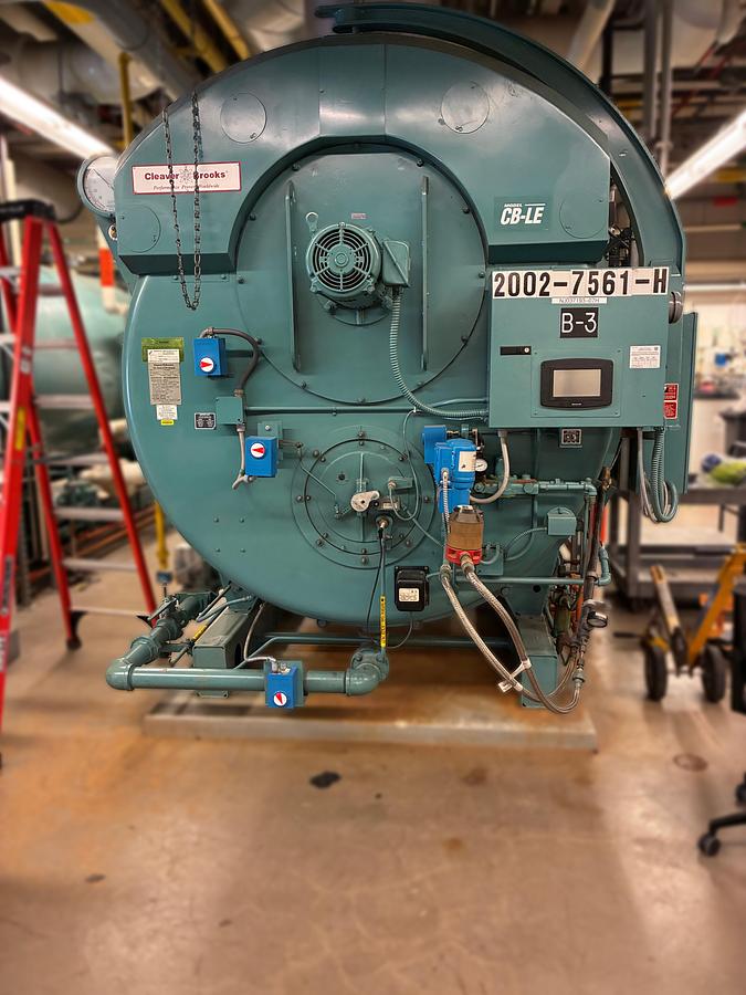 Used Cleaver Brooks CB 350 HP 15 PSI Steam Boiler – 2002 