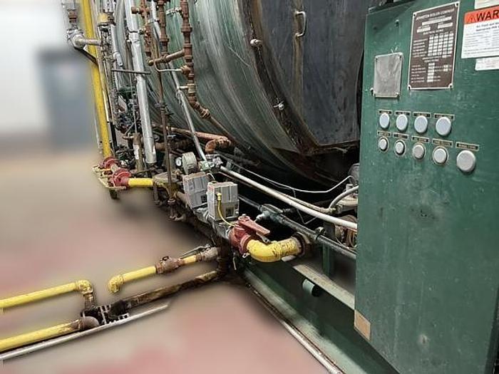 Used 750 HP Johnston Boiler Co 150 PSI Steam Boiler 1993 Model PFTA 750-4G-150S