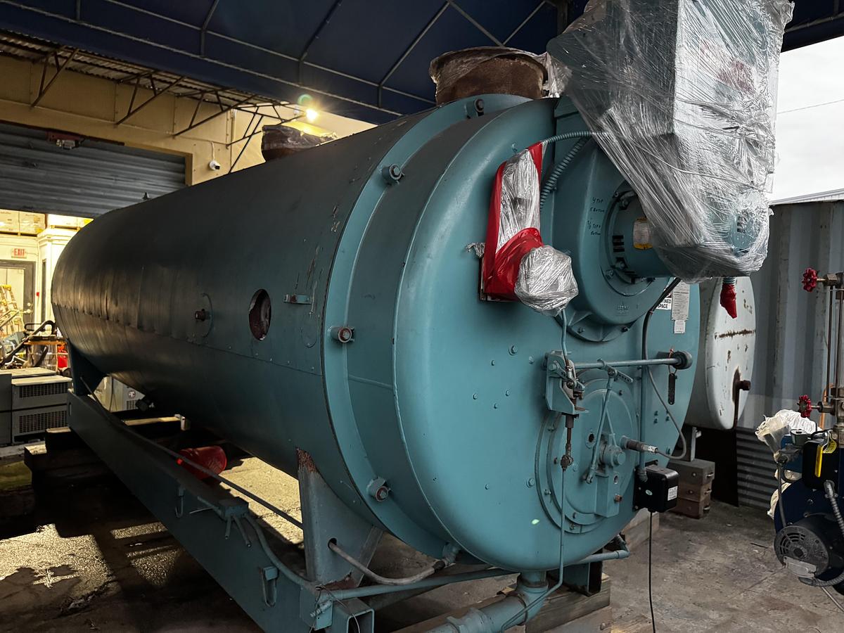Used Cleaver Brooks 200HP 250PSI Packaged Steam Boiler CB 700-200 Natural Gas 1988