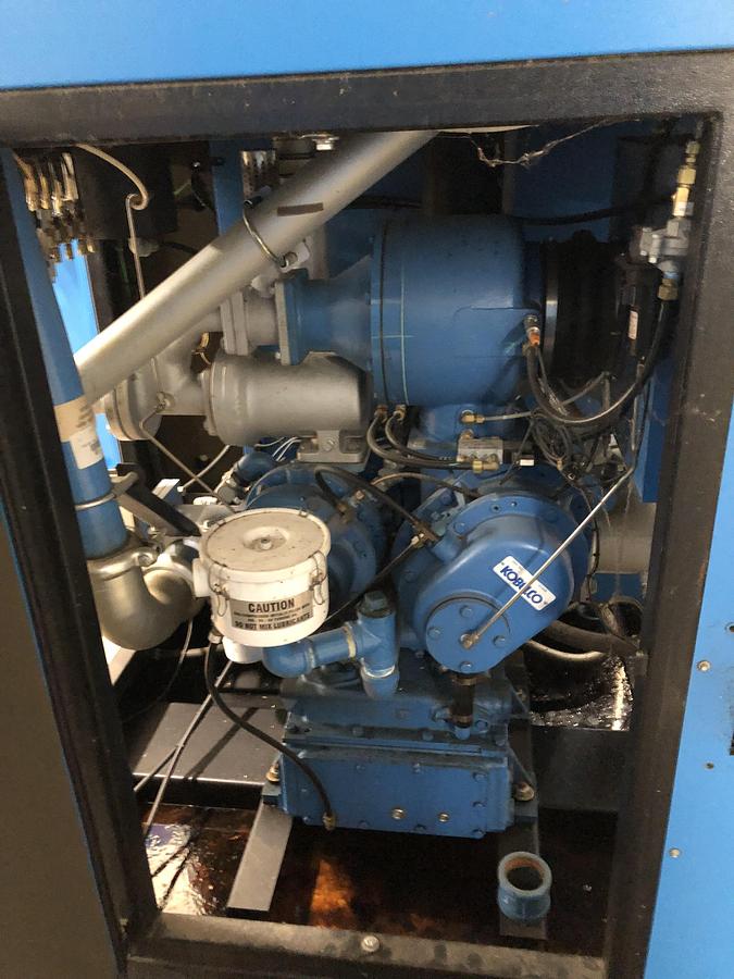 Used Kobelco Oil-Free Rotary Screw Air Compressor KNWA1-G/H