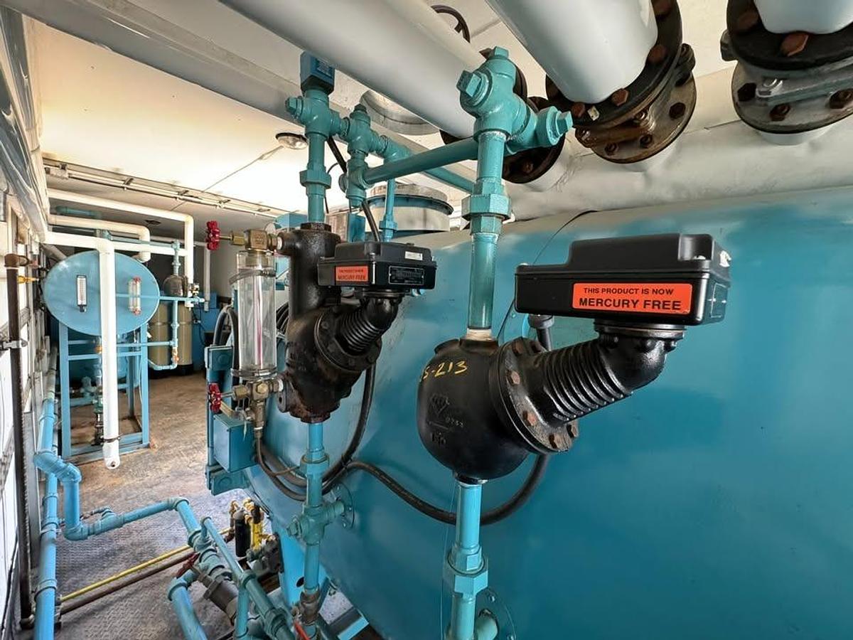 Used Cleaver Brooks 200HP 150PSI CB-500-200C Portable Steam Boiler Dual Fuel 1982