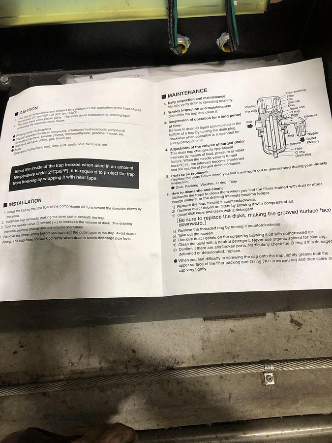 Used Kobelco Oil-Free Rotary Screw Air Compressor KNWA1-G/H