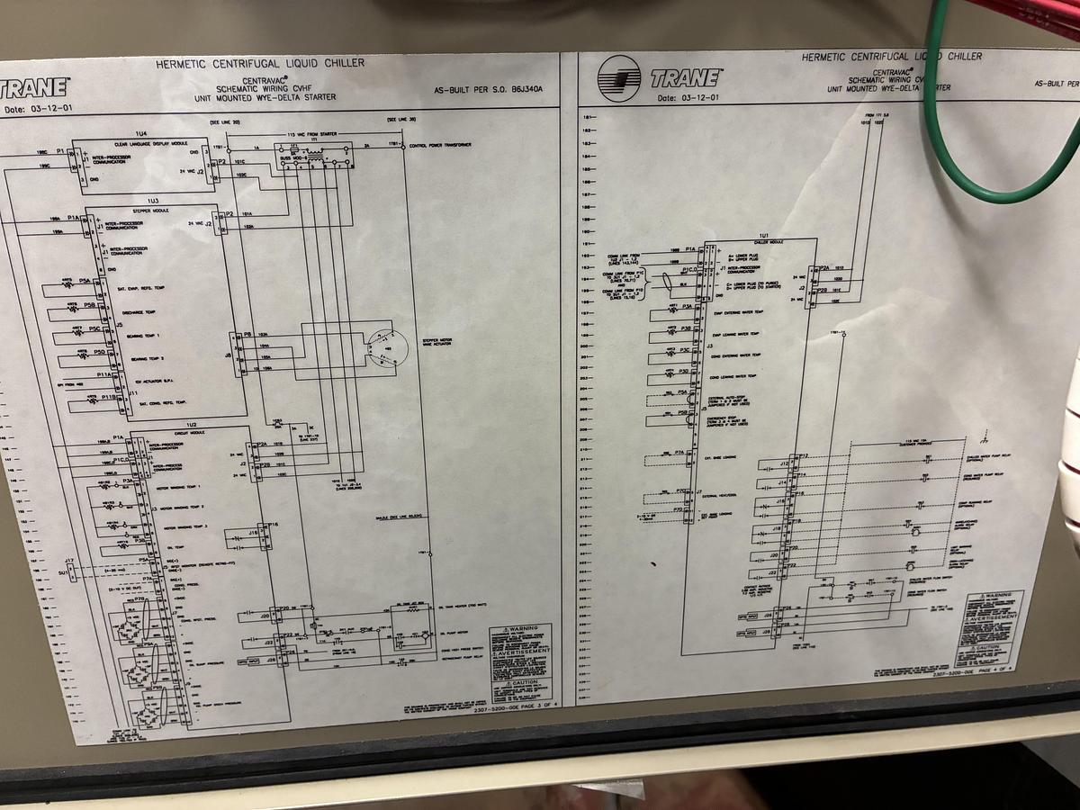 Used Trane Hermetic Centrifugal Liquid Chiller with Adaptive Frequency Drive