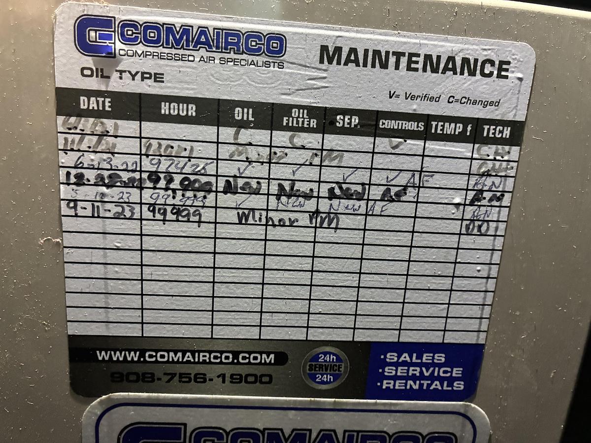 Used Hitachi DSP-90VW6-M Oil-Free Rotary Screw Air Compressor System