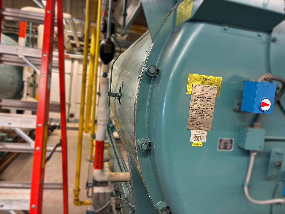 Used Cleaver Brooks CB 350 HP 15 PSI Steam Boiler – 2002 