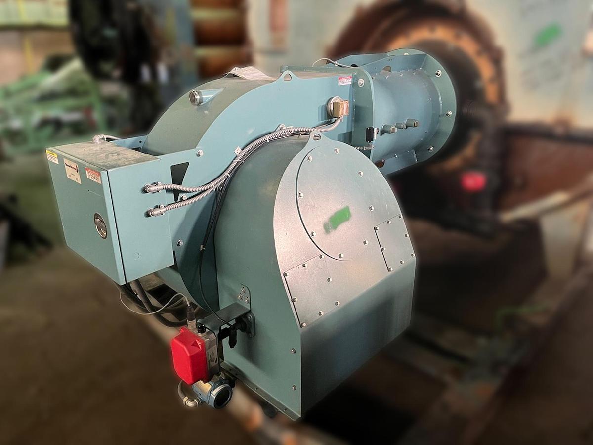 Used Burnham 700 HP 150 PSI Industrial Steam Boiler - 3P-700-50-LB with Cleaver Brooks Controls