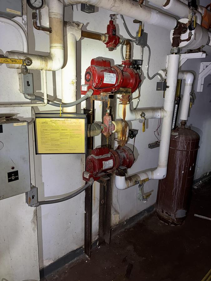 Used Bell & Gossett Dual Hot Water Pump System (P1 & P2)