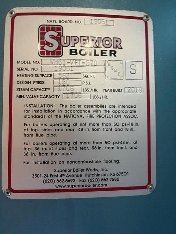 Used Complete CHP Plant Package — Boilers Generators HRSG Fuel Tank & Auxiliary Equipment 2019