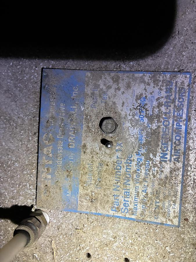 Used Delta Mechanical Compressed Air Tank System – 125 PSI