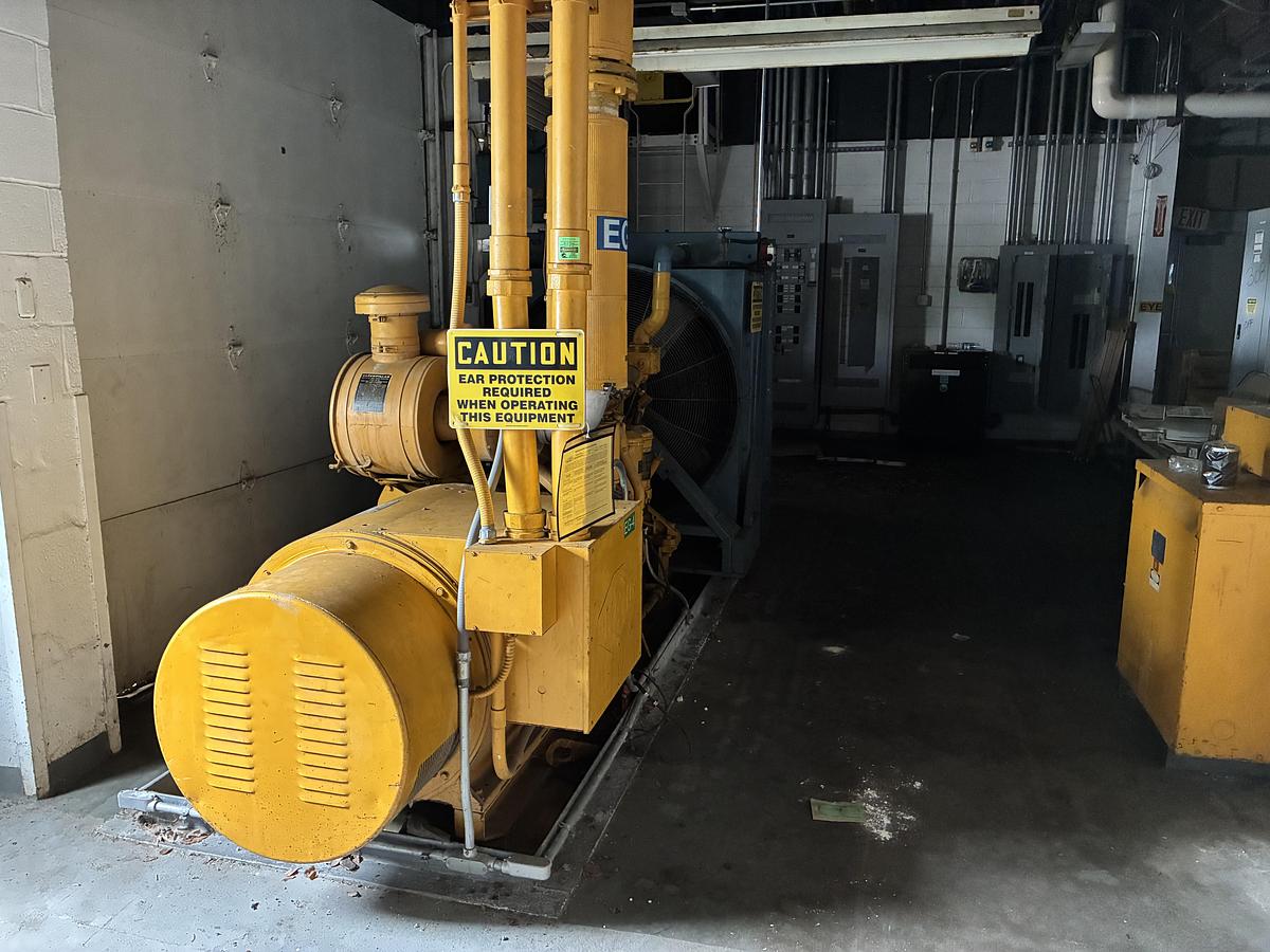 Used Caterpillar D343 Diesel Emergency Generator Set with KATO Engineering Alternator