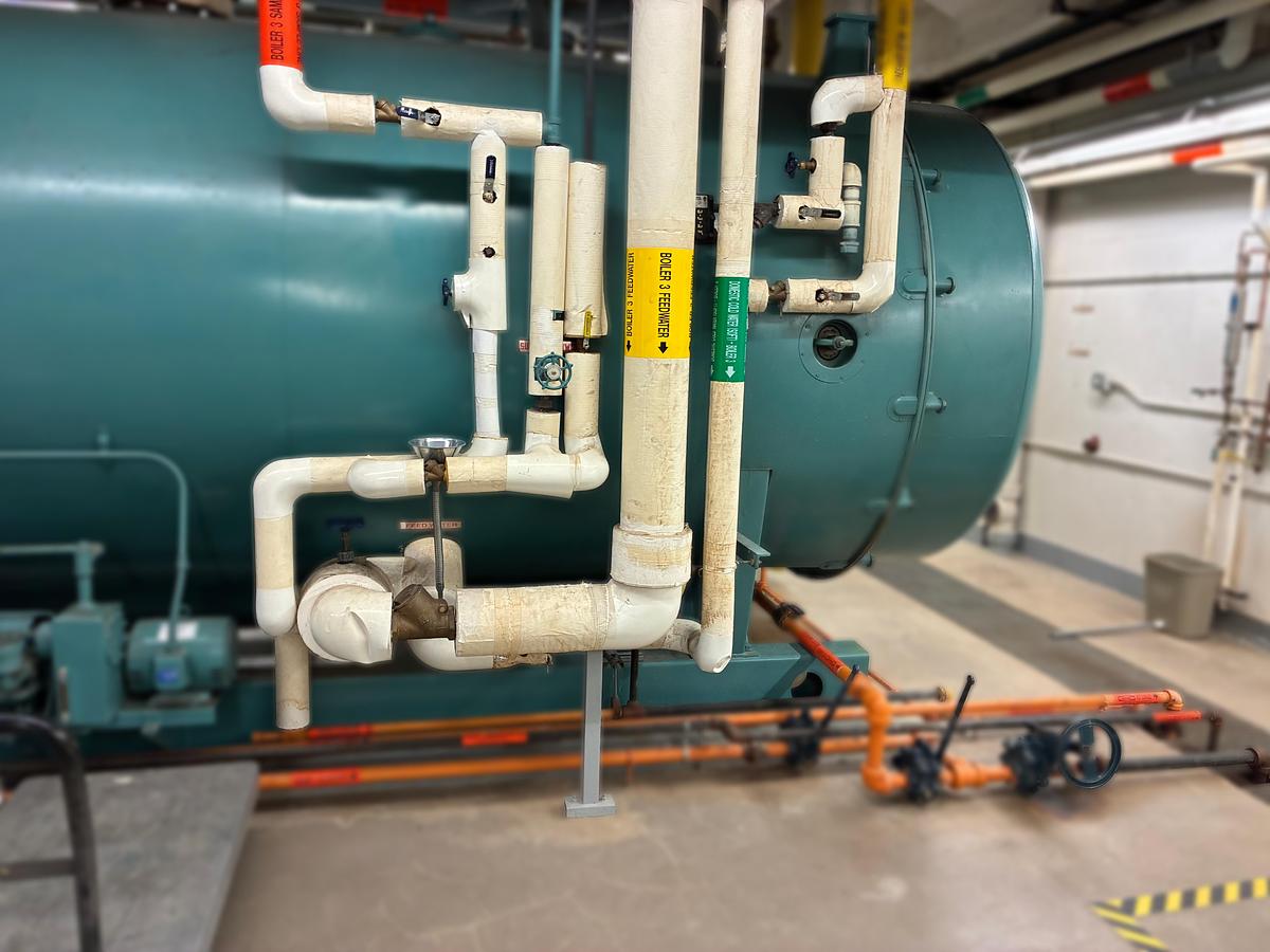 Used Cleaver Brooks CB 350 HP 15 PSI Steam Boiler – 2002 