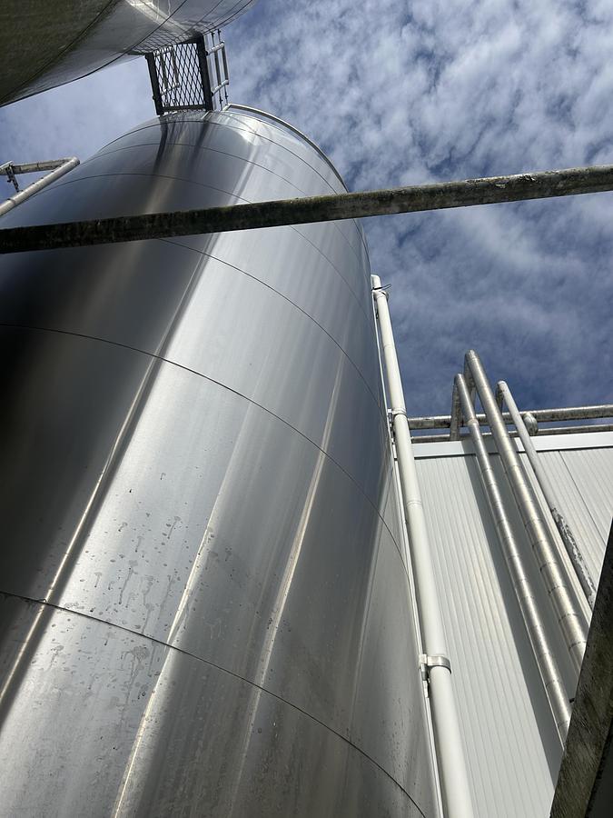 Used Walker Stainless 20,000 Gallon Jacketed Stainless Steel Storage Tanks SA240/T316L R-717 Lot of 4 1997