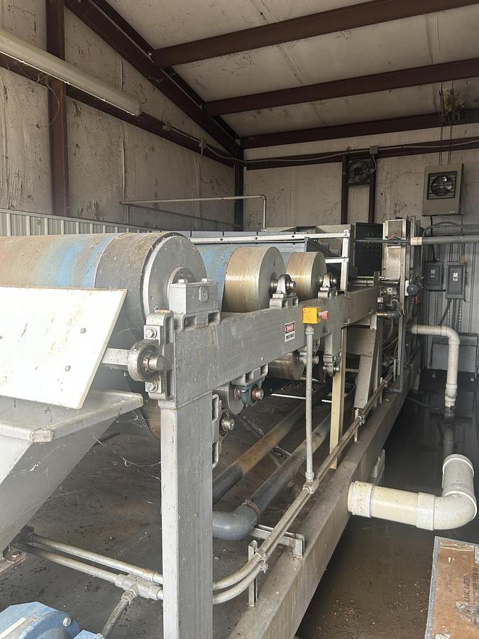 Used McNeill Water Wastewater Filter Belt Press Model FPP152B Serial 0302006 Sludge Dewatering